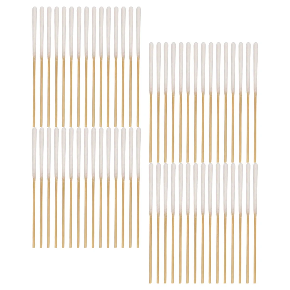 60 Pcs Beauty Applicator Cotton Swab Swabs Eyebrow Makeup Accessory Women Dedicated for Accessories Ear Cleaning Home