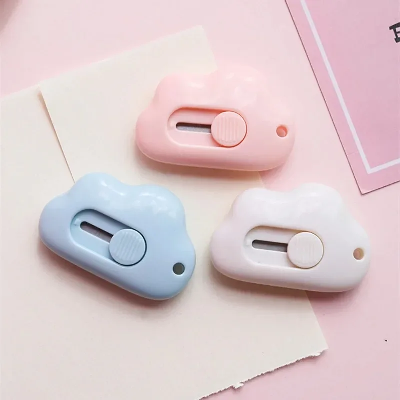 Fresh And Cute Mini Cloud Art Knife Portable And Unwrapping Express Delivery Knife Student Paper Cutting Handmade Knife