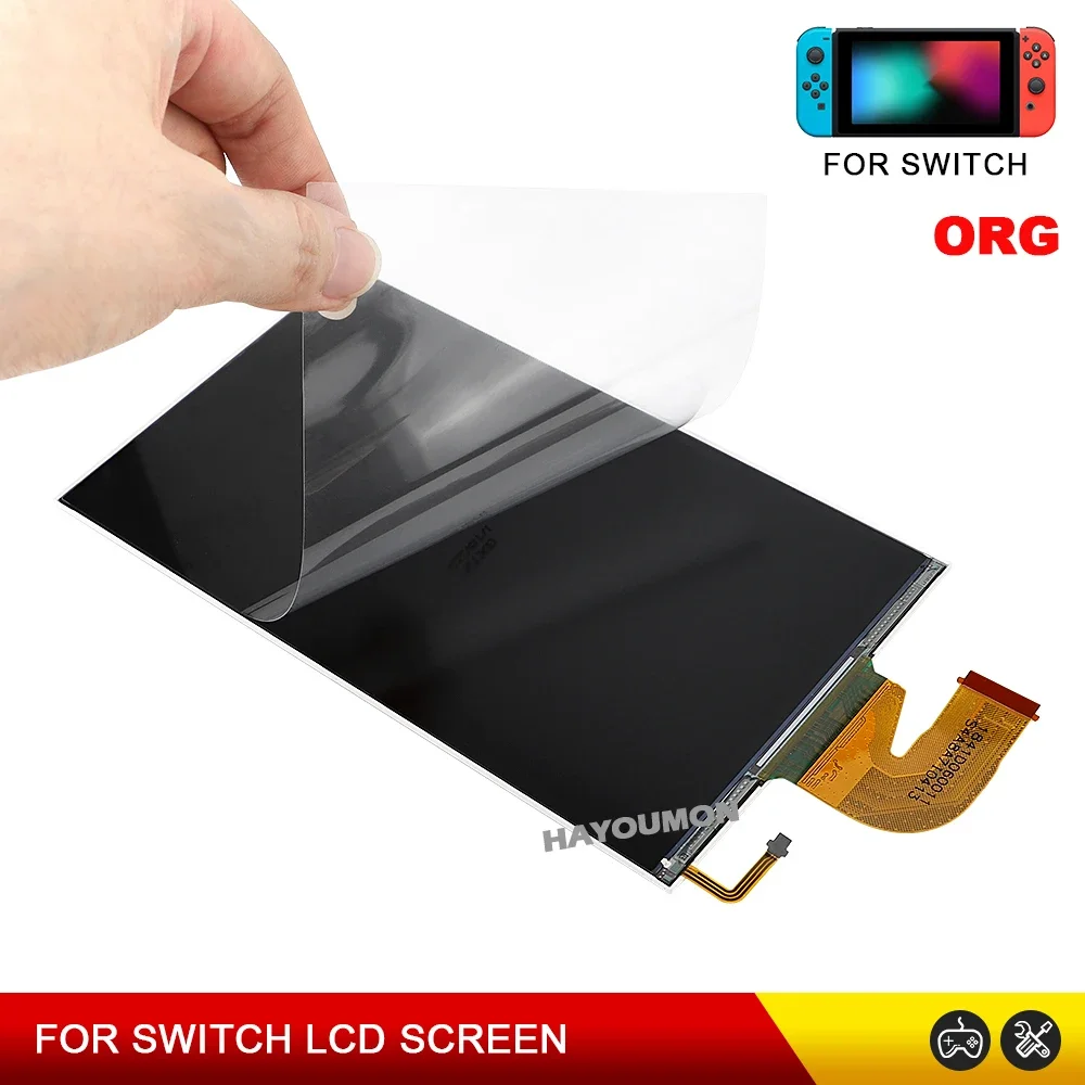 شاشة LCD للتبديل V1 V2 استبدال الأصلي أو OEM شاشة الكريستال السائل الزجاج الجمعية لوحدة تحكم ألعاب التبديل NS #5