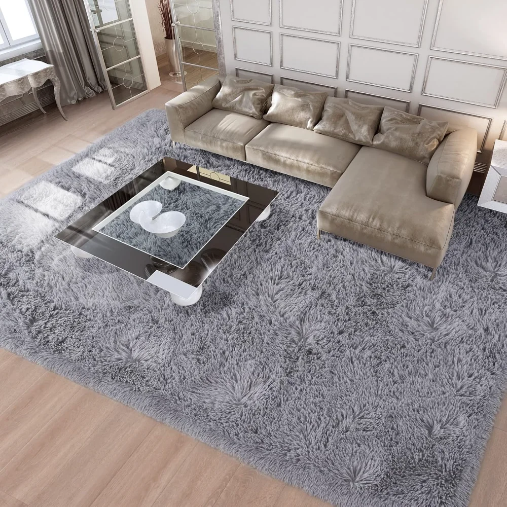 

Non-Slip Plush Fluffy Furry Fur Area Rugs Comfy Nursery Accent Floor Carpet 8x10 Feet, Rug