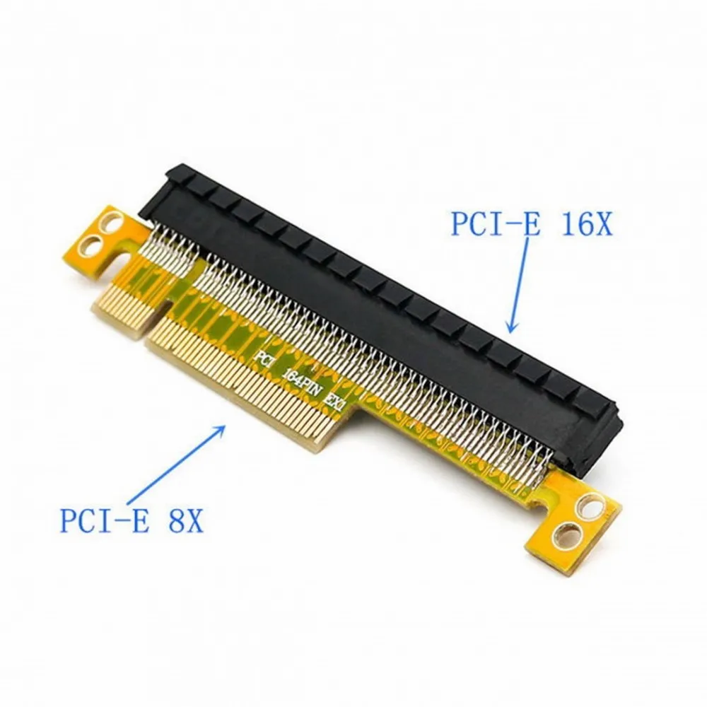 

PCI-E Riser PCI-E Express 8x to 16x Extender Converter Riser Card Adapter Male to Female Extension