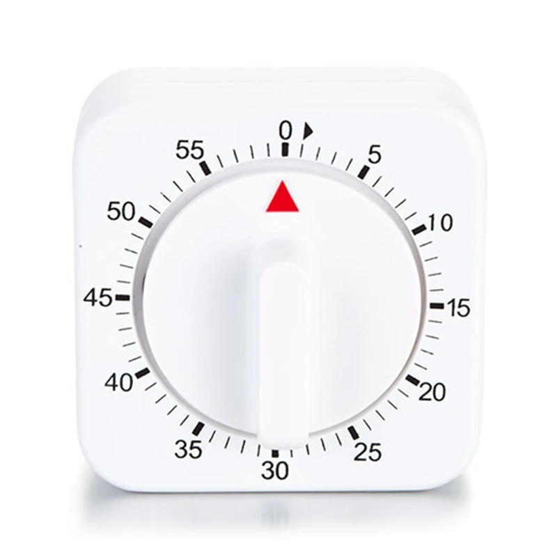 

Wind Up Timer 1hr/60min Alarm Mechanical Timer Square Kitchen Timer Manual Timer Dropshipping