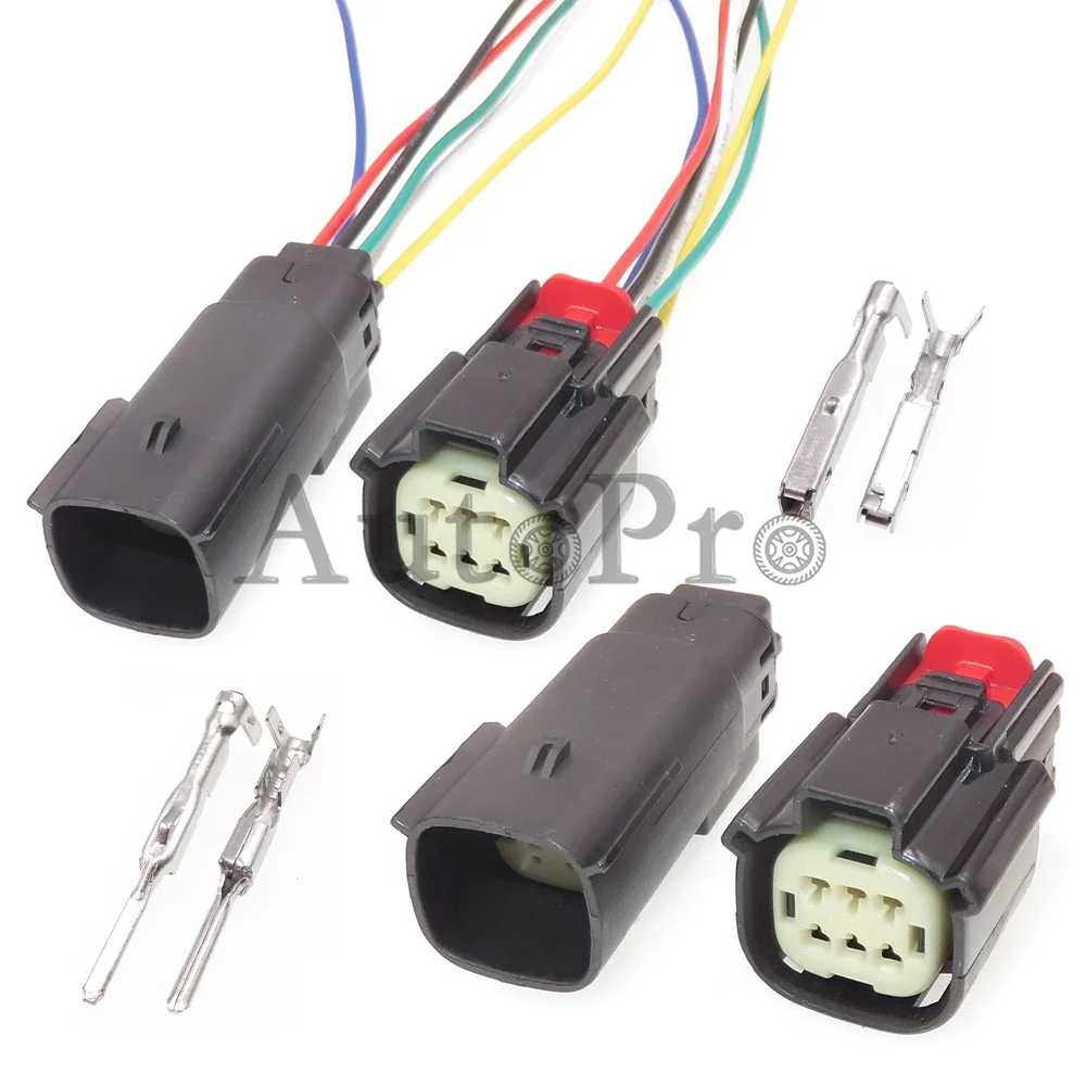 

1 Set 6 Hole 33482-0601 33472-0601 Automotive AC Assembly Taillight Wire Plug Waterproof Connector For Ford Mondeo