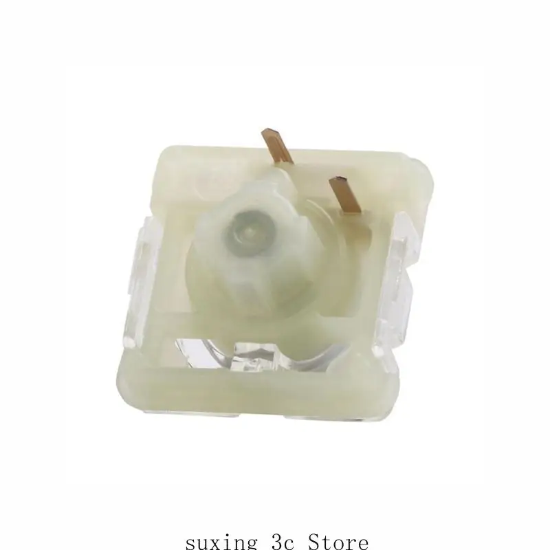 E8be 4pcs Cherry MX Low Plump RGB Red/Silver Switch (4pcs) مفتاح خطي مثبت على لوحة المفاتيح الميكانيكية