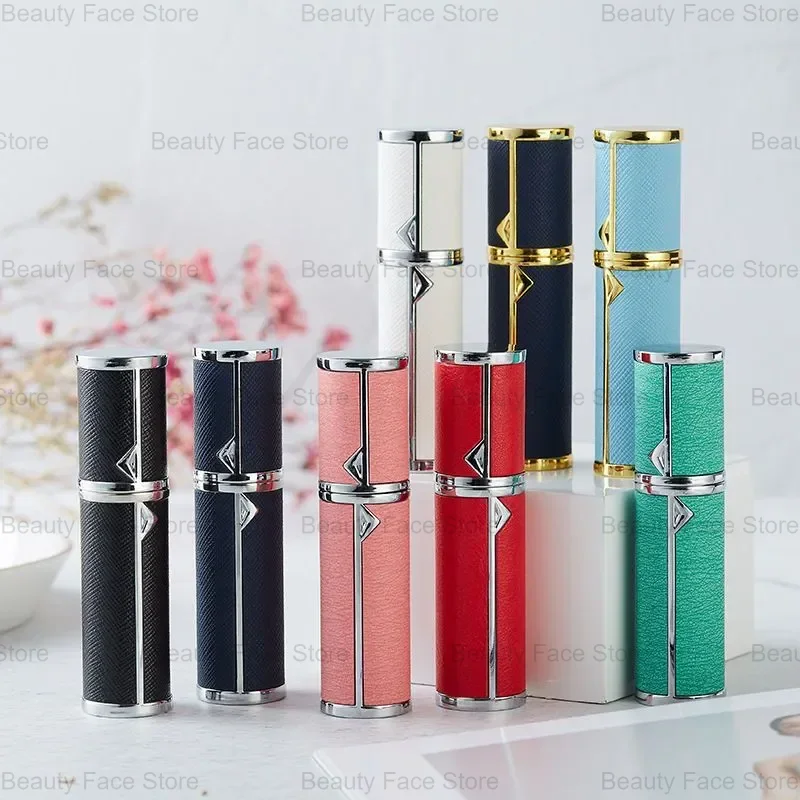 5ml Leather Perfume Bottle Refillable Perfume Atomizer For Travel Spray Bottle With Ultral Fine Mist Fragrance Container