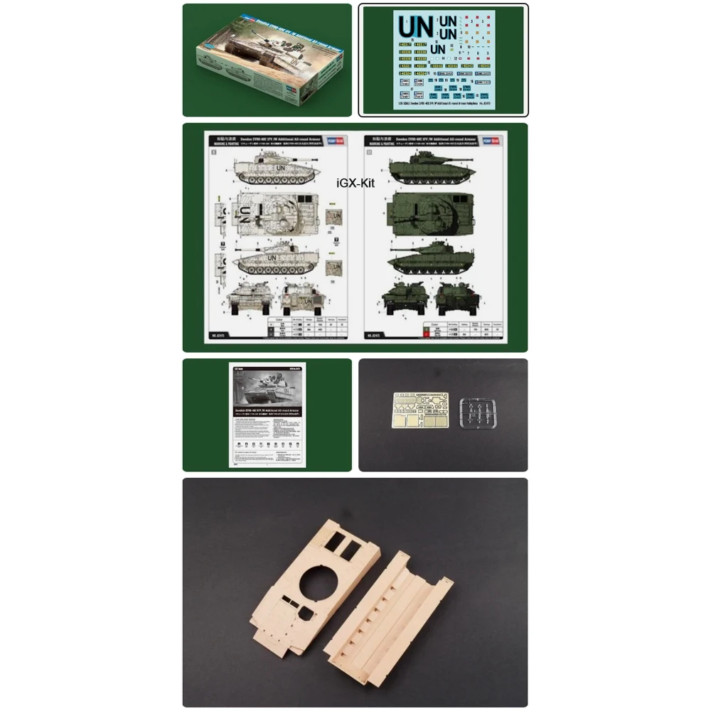 

Hobbyboss 82475 1/35 Scale CV90 40 Swedish CV90-40C IFV Infantry Fighting Vehicle Car Hobby Craft Toy Plastic Model Building Kit