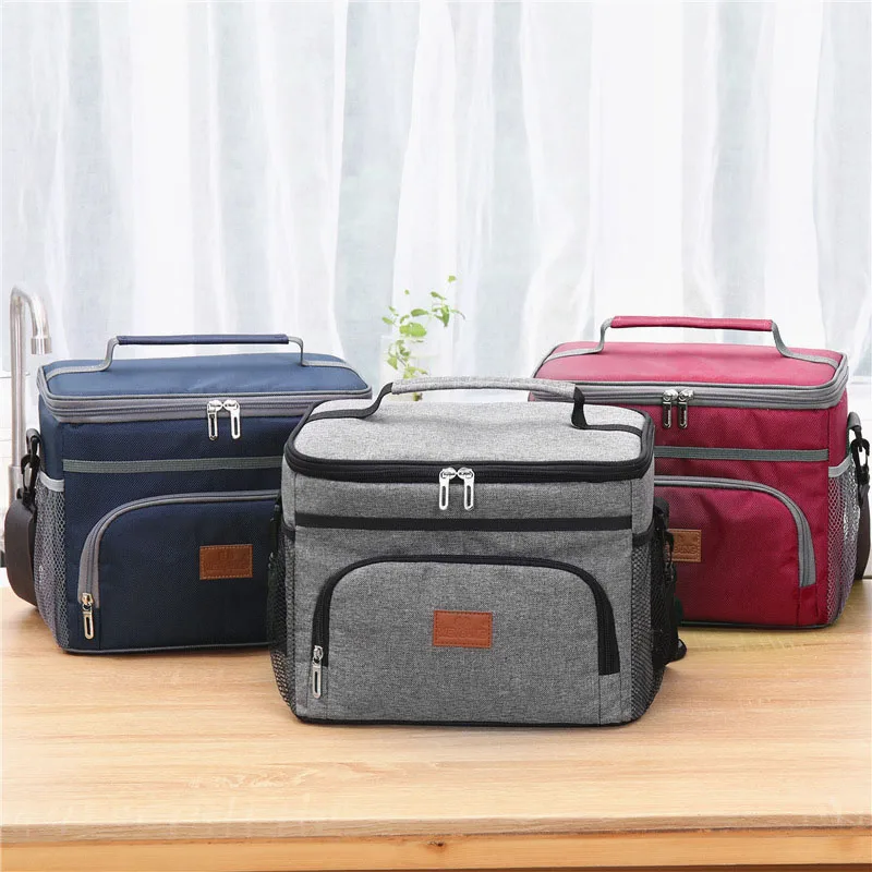 Lunch Bag Fresh Keep Lunch Box, Leakproof Cooler Bag, Food Lunch Containers, Lunch Tote Bags, for Work, Office, Picnic, Travel