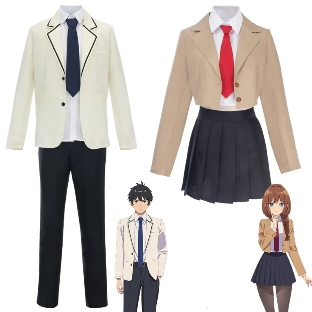 

Tune in To The Midnight Heart Rikka Inohana JK Uniform Cosplay Costume Anime Outfit Comic Con Halloween Stage Performance Outfit