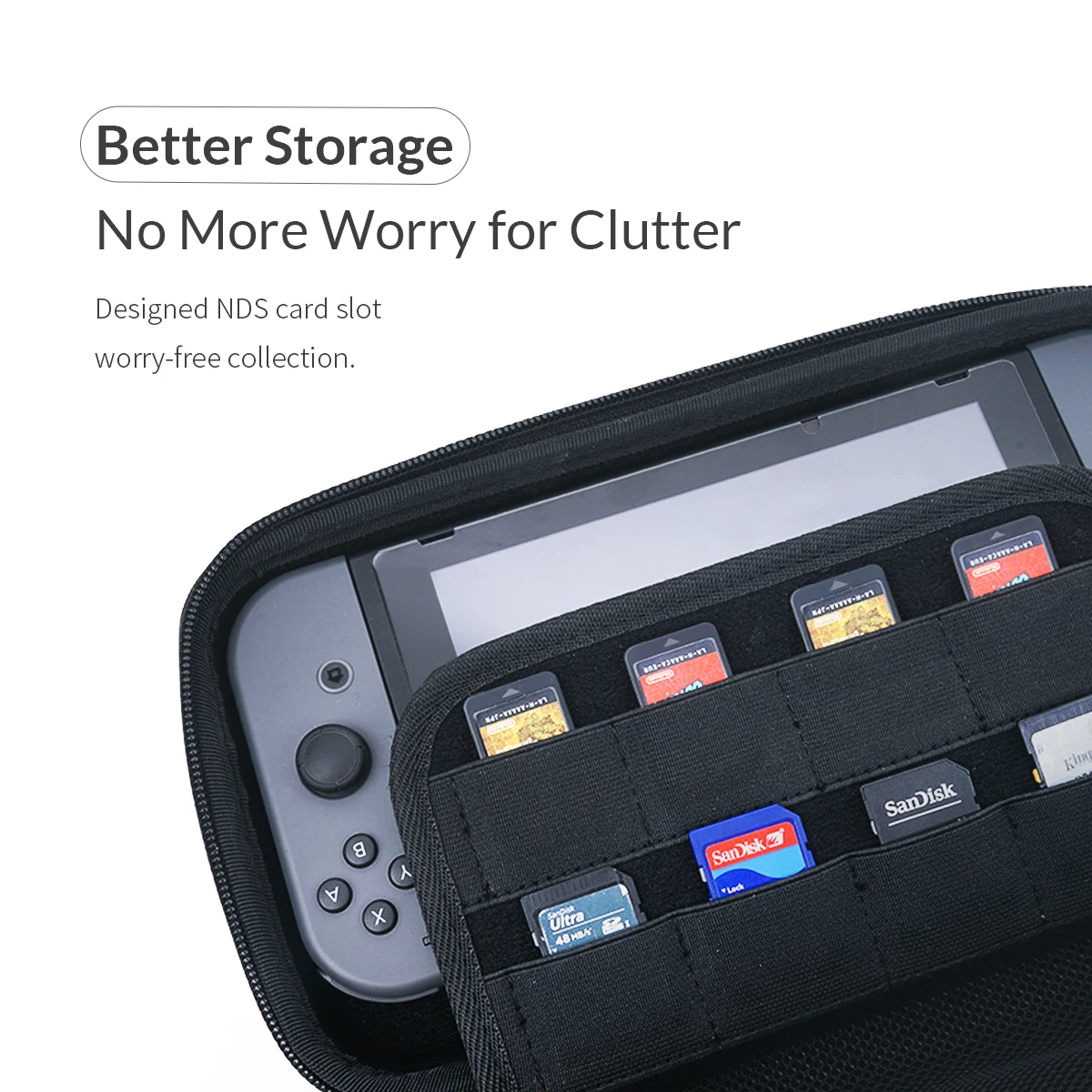 ORICO 휴대용 방수 보관 가방, 닌텐도 스위치 핸드백 NS OLED 콘솔 게임 액세서리