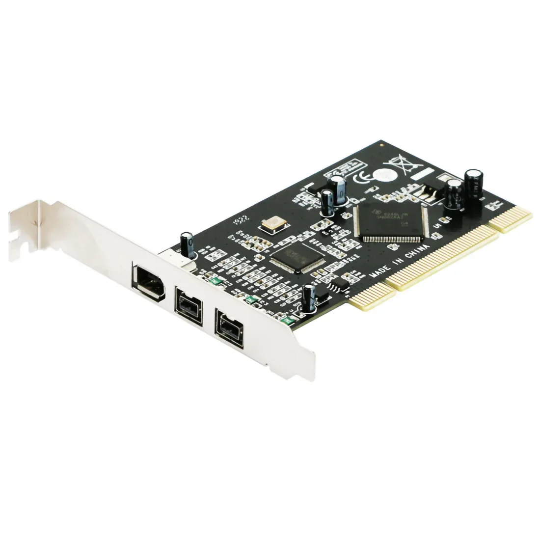 

PCI 1394A+1394B FireWire card 2+1 Ports 1394 Port PCI Controller Card TI Chipset TI SN082AA2 + TSB81BA3