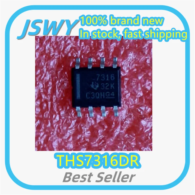 

(10/50pcs) THS7316DR THS7316 Silk Screen 7316 SOP8 Video Amplifier Chip Brand New Original Large Stock