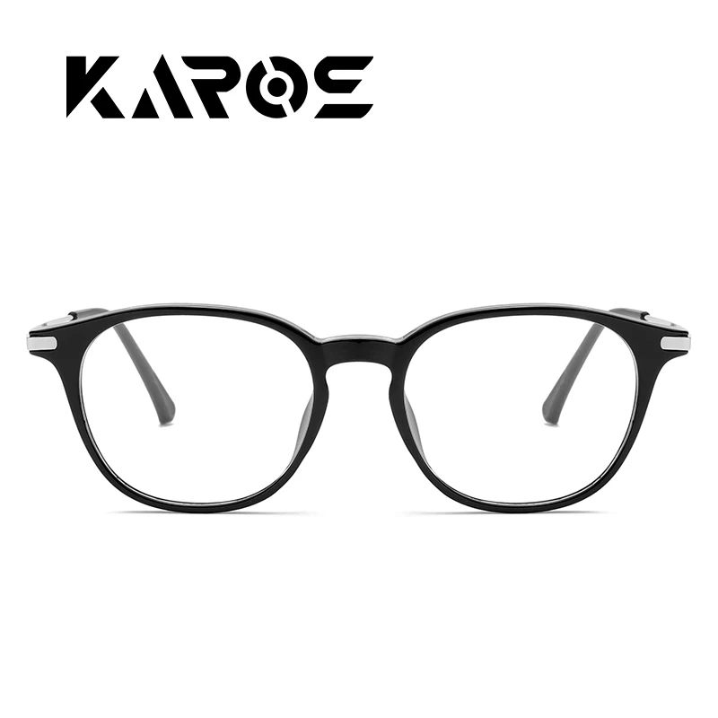نظارات KAROS النسائية الكلاسيكية الكلاسيكية ذات العين القطة وصفة طبية لقصر النظر نظارات تقدمية بفلتر الضوء الأزرق نظارات القراءة