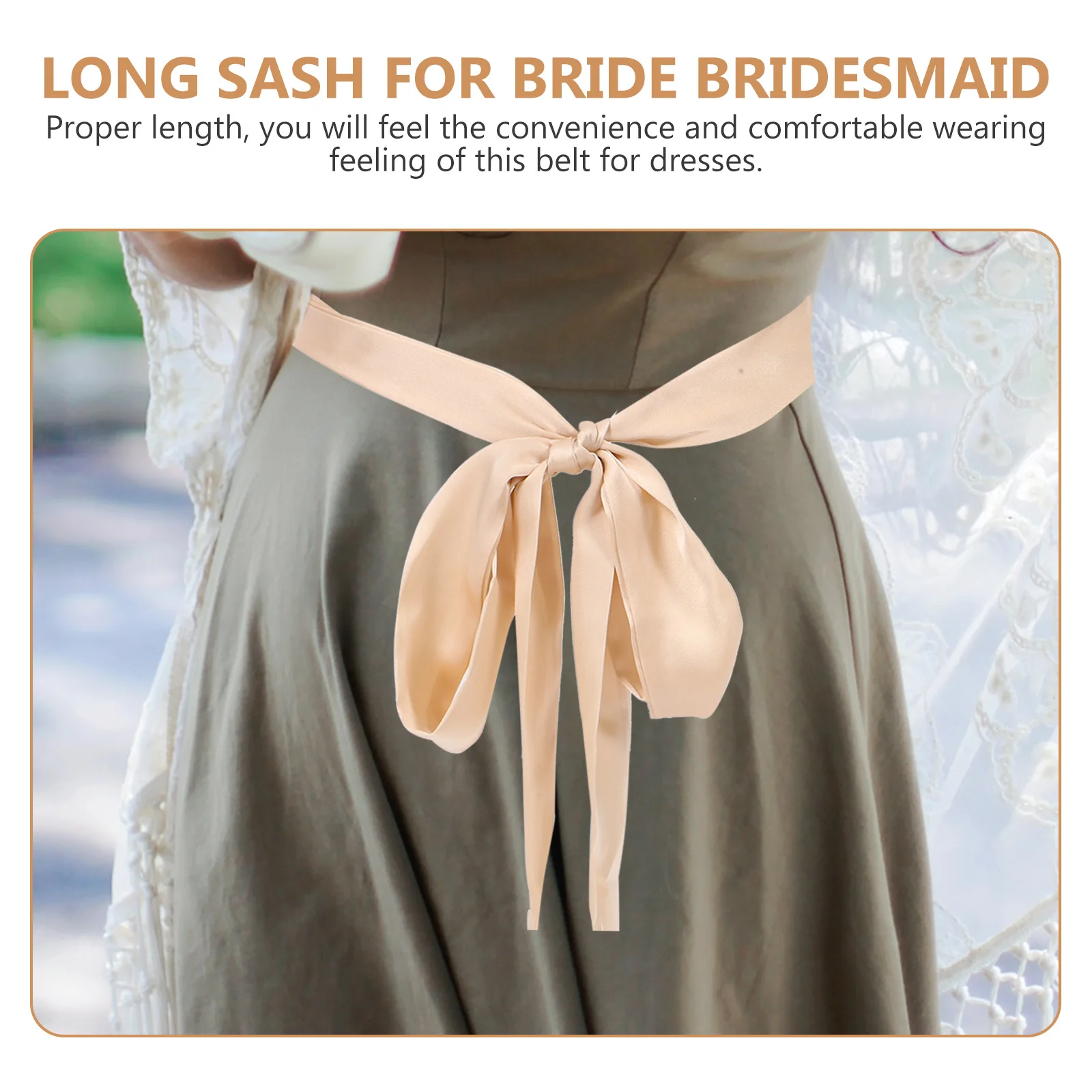

Silk Women Waist Belt Long Adjustable Wedding Dress Belt Bridal Sash Formal Dress Accessories Belts for Women Belts for Dresses