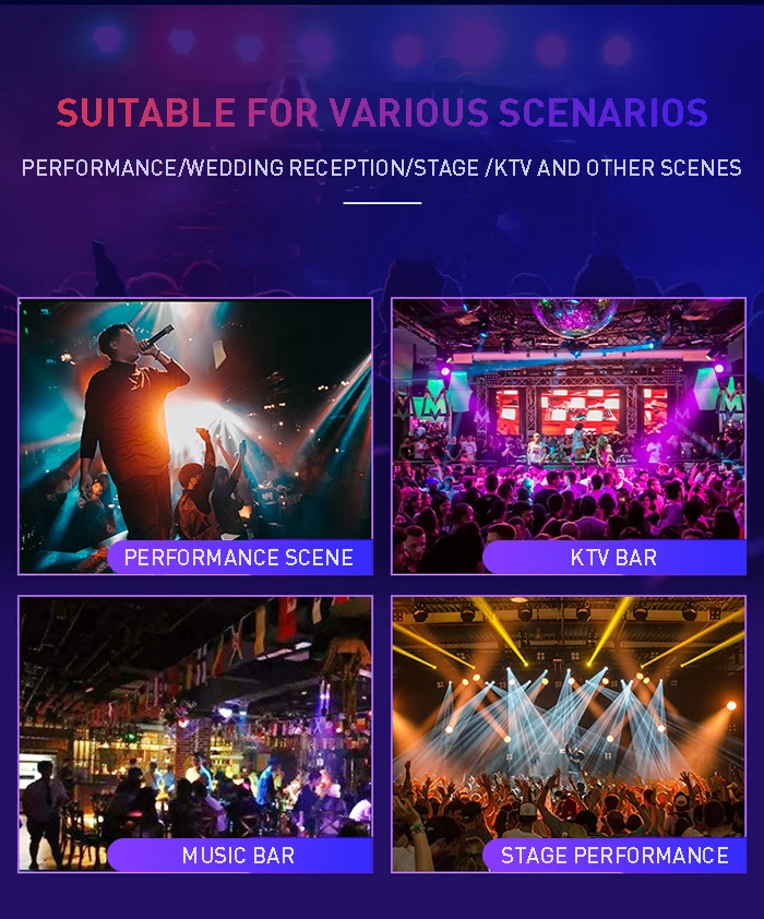 LED 10X10W 6 Kopf Moving Head Strahl Licht RG Laser Strobe Licht DMX Bühne Licht Voll farbe Strahl Licht Rotierenden Disco Party Bar – Detail 9