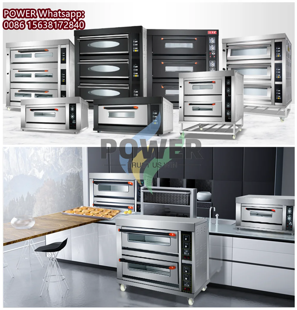 1/2/3/4 الطوابق مخبز فرن كهربائي آلة الخبز البيتزا كعكة الخبز الكرواسون الخبز مخبز فرن آلة للمنزل والتجاري