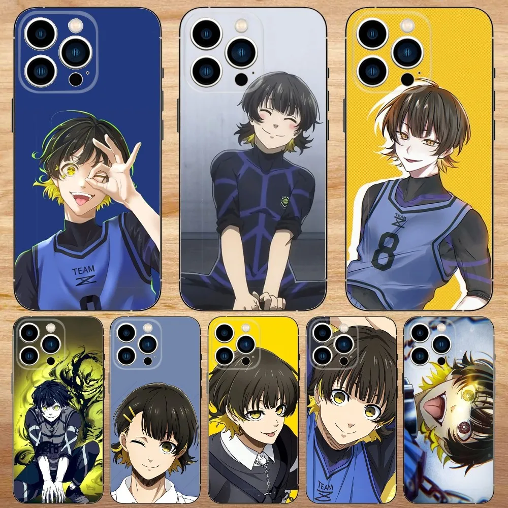 

Anime M-Meguru B-bachira Phone Case For iPhone15,14,13,12,11,Pro,Max,Plus,Mini,X,XS,XR,8,7,6,S,Plus,SE Soft Black Case