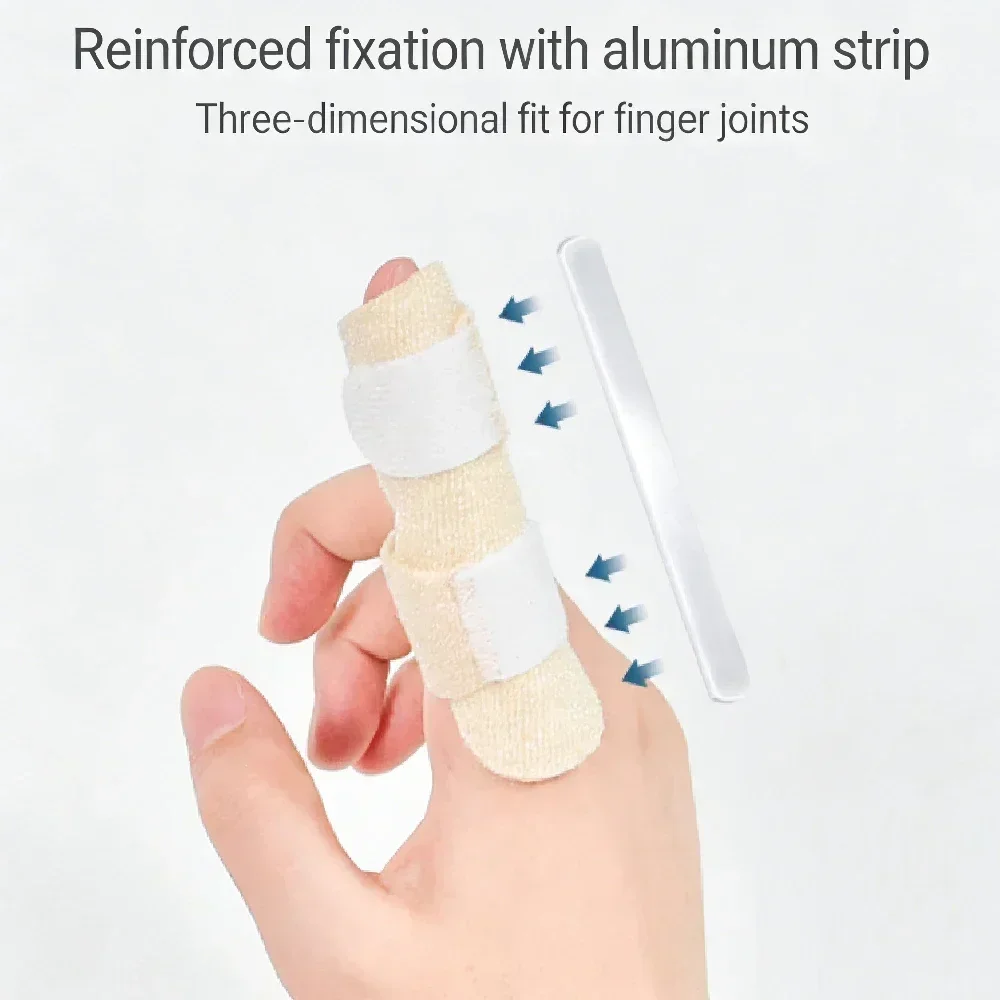 Adjustable Finger Straightener Splint, Pain Relief Fixing Brace, Finger Support for Trigger Finger, Dislocation Injury Recovery view 2