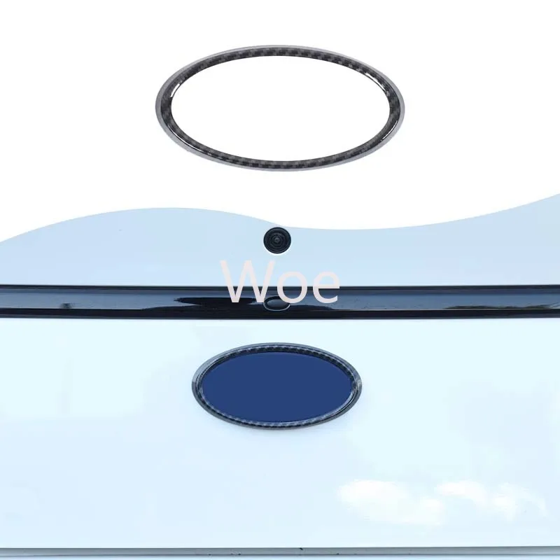 WoeFor Subaru BRZ 2022 2023 2024 rear car logo decorative ring Car logo decorative ring ABS Piano black Car decorative accessori - view 3