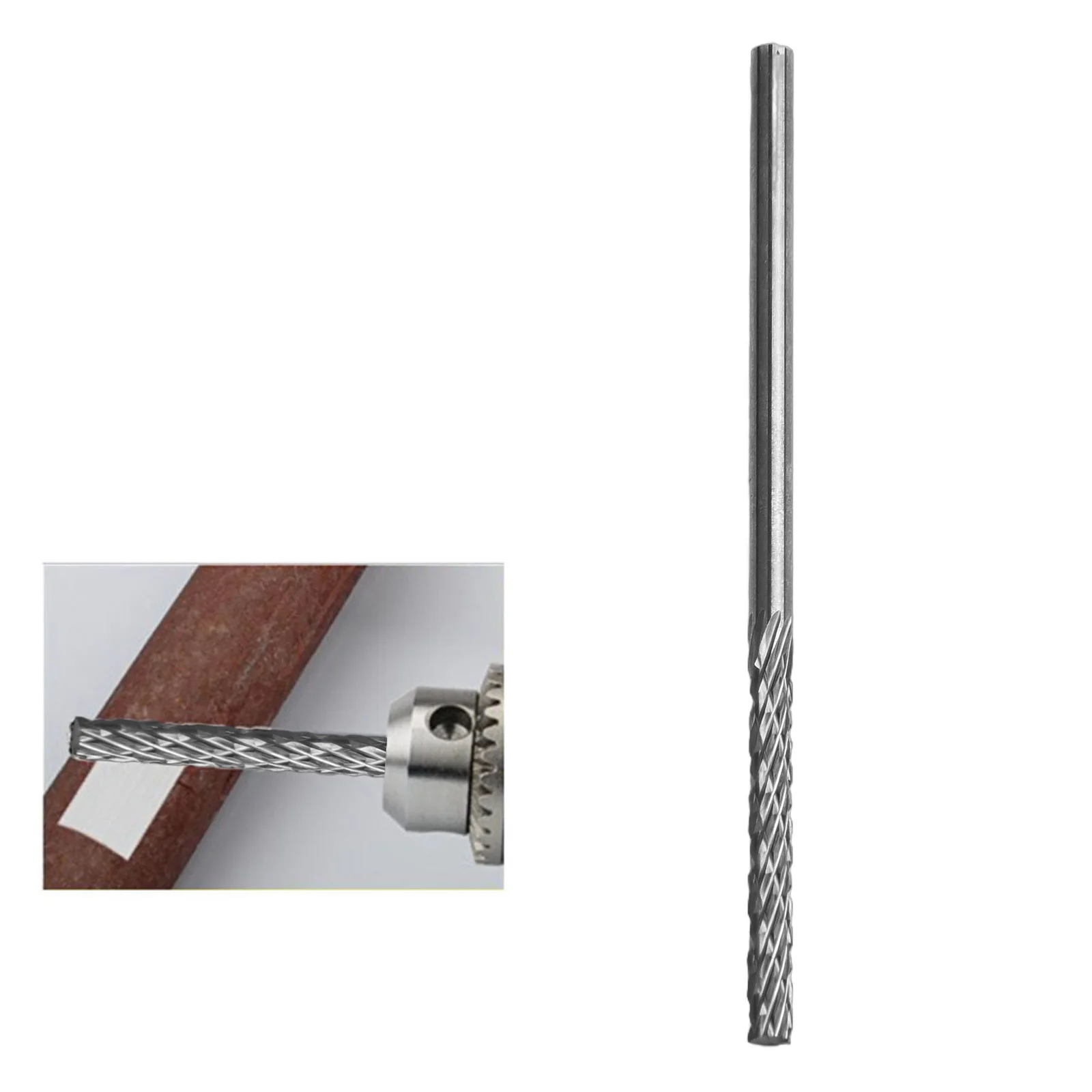 Fraise en Carbure de Tungstène à Longue Tige, Fraises pour Fraise, Outils à Distance de 38mm à 1/8mm, 3mm, 100, 1 Pièce