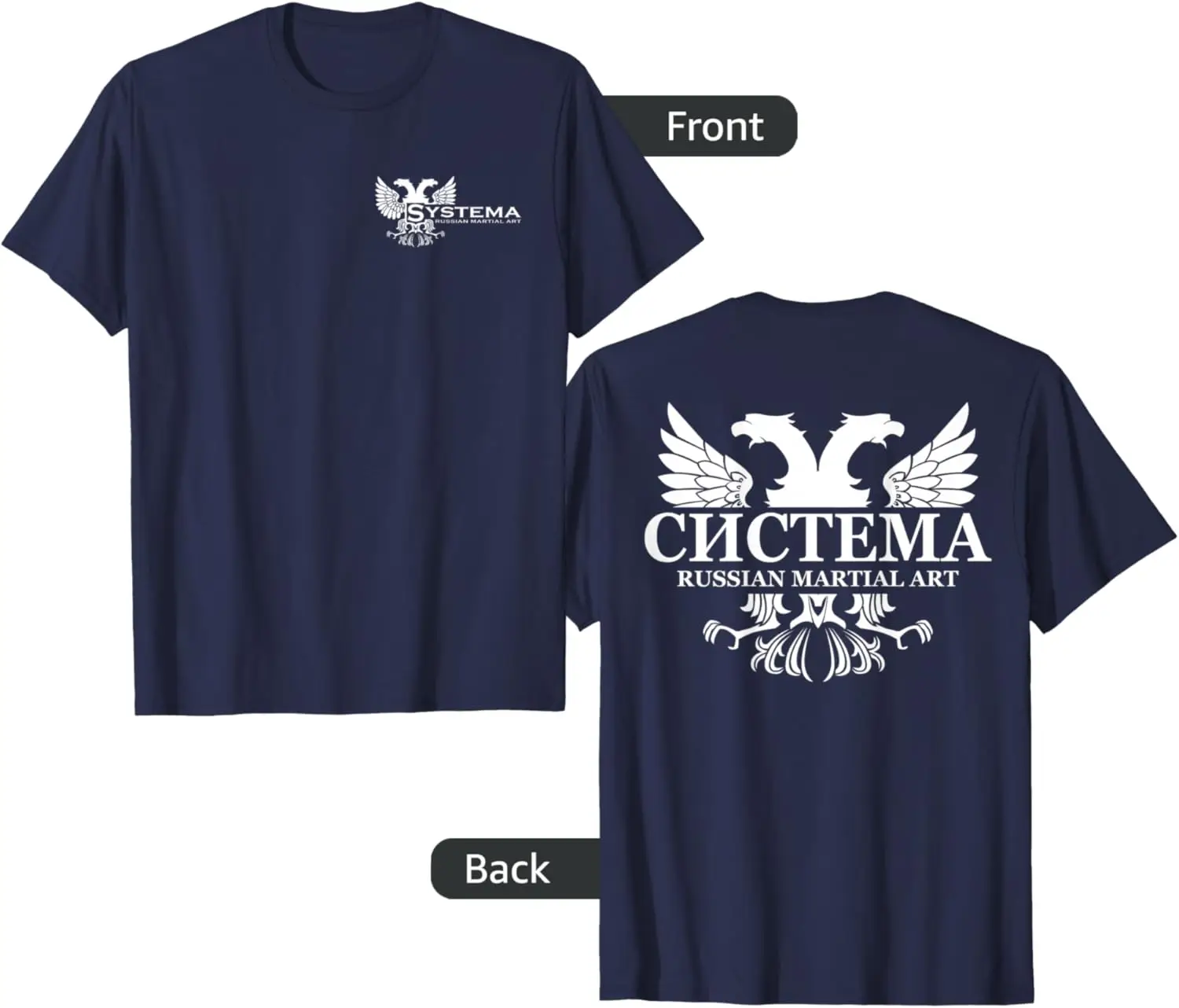 

Systema Russian Martial Art T-shirt T-Shirt Short Sleeve Casual 100% Cotton Shift