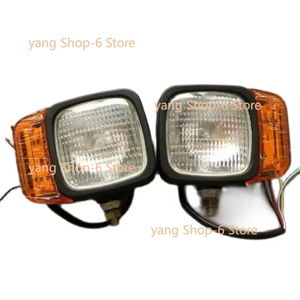 65-7 75-8 rubber wheel chain excavator small loader headlamp headlamp with steering light