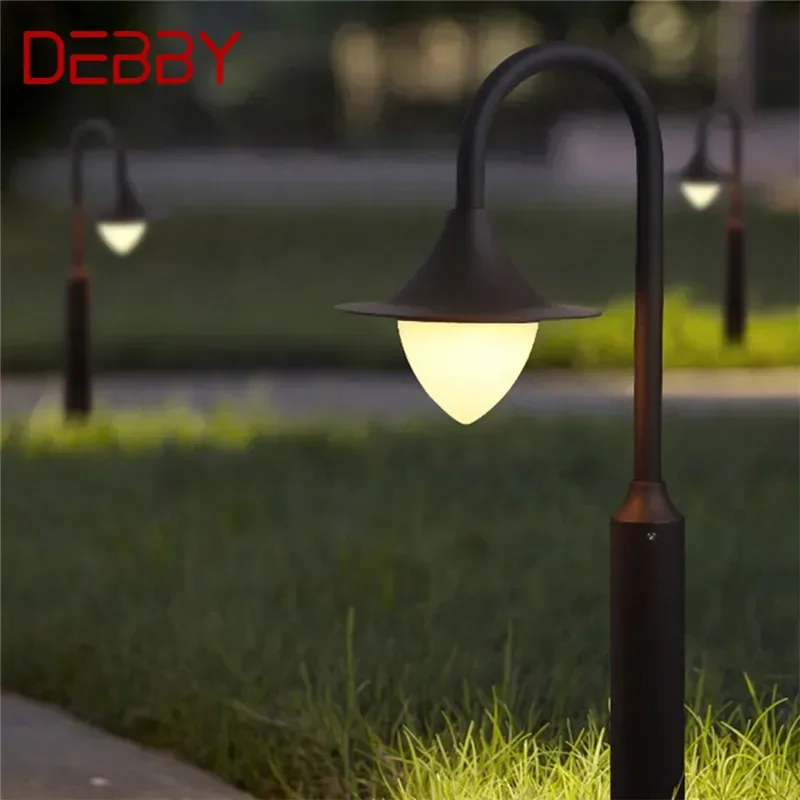 

DEBBY Contemporary Outdoor Lawn Lamp LED Electric Waterproof Villa Garden Courtyard District Residential Quarters Lawn Lamp ﻿