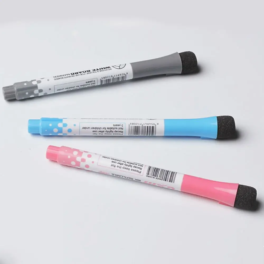 

Kids Non-toxic Record Memo Magnets Fridge Whiteboard Marker Magnetic Erasable Whiteboard Pen