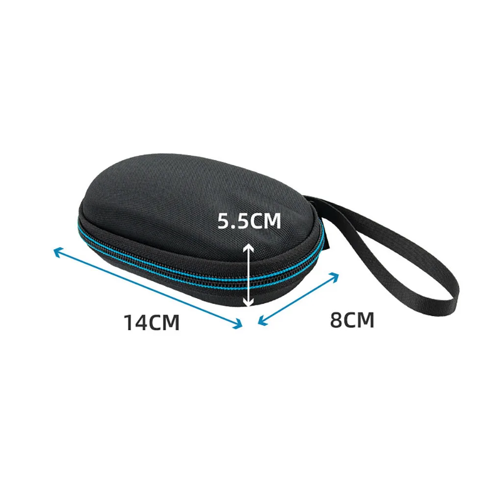휴대용 무선 마우스 보관 가방 로지텍 M221/M220/M185/M170용 핸드 로프 스크래치 방지 기능이 있는 이중 지퍼 마우스 액세서리