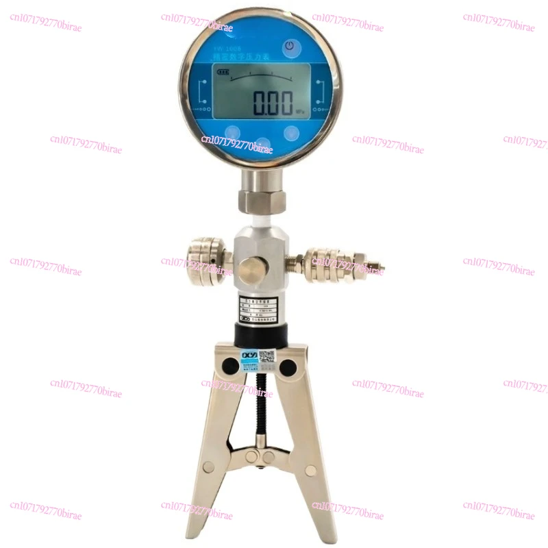 

Stainless Steel Pneumatic Pressure Calibrator 0-1.6Bar Handheld Pressure Pump for Pressure Testing Equipment
