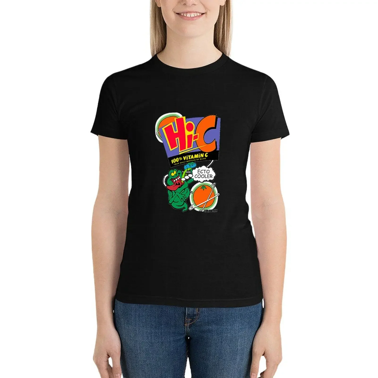 Ecto Cooler T-Shirt pour Femme, Vêtements Kawaii, Vêtements Esthétiques à la Mode, Coupe Ample