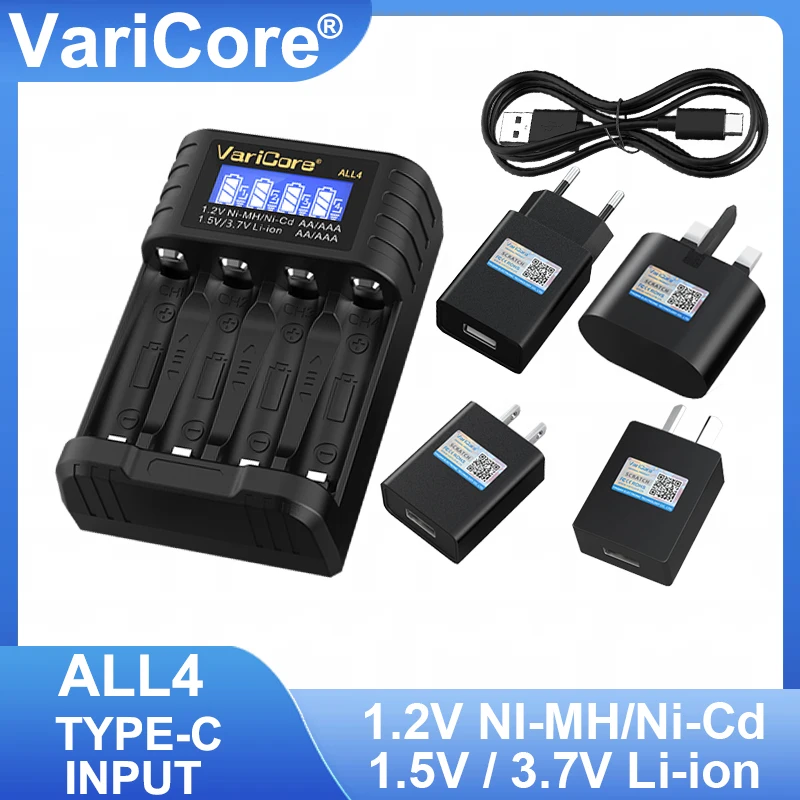 Liitokala Lii-PD4 Lii-500 Lii-500S Lii-PD2 18650 Pin Sạc Màn Hình Hiển Thị LCD 18490 21700 26650 20700 AA AAA V. V Kiểm Tra Dung Lượng