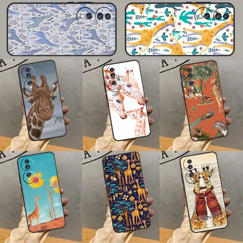 Giraffe Art Case For Honor Magic 8 Pro 5 6 7 Lite 400 200 50 70 90 X8b X8c X9a X9b X9c X9d Win RT Cover