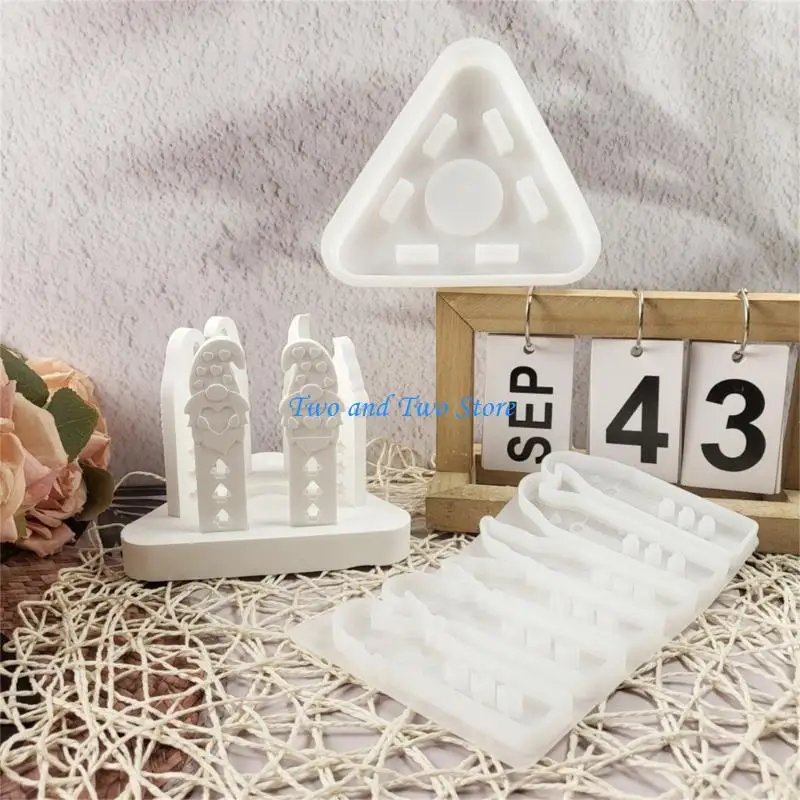 

HX6F Versatile Gnomes Elder Mold Reusable Gnome Ornament Silicone Mold for Craft Enthusiasts and Creative Gift Makers