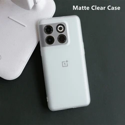 Custodia per telefono trasparente opaca per Oneplus 10 T 10R 10Pro ACE Pro Racing custodia Ultra sottile custodia semplice in Silicone morbido One Plus 10 T