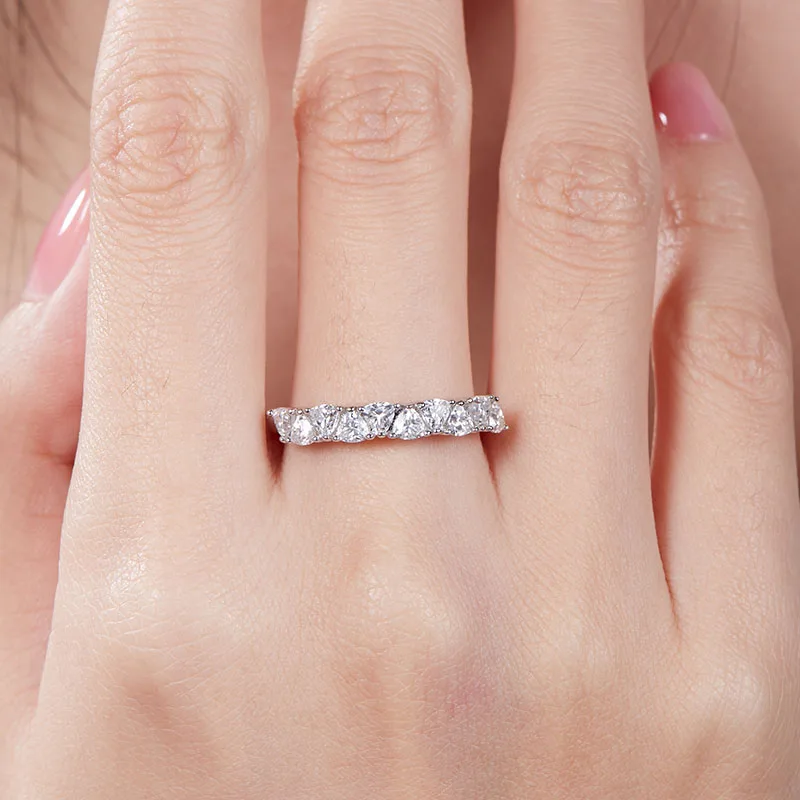 

Mosu 2025 Newest Hot Selling Brand Ring D Color Triangle Moissanite Women Ring With GRA For Women Luxury Fine Jewelry Gifts