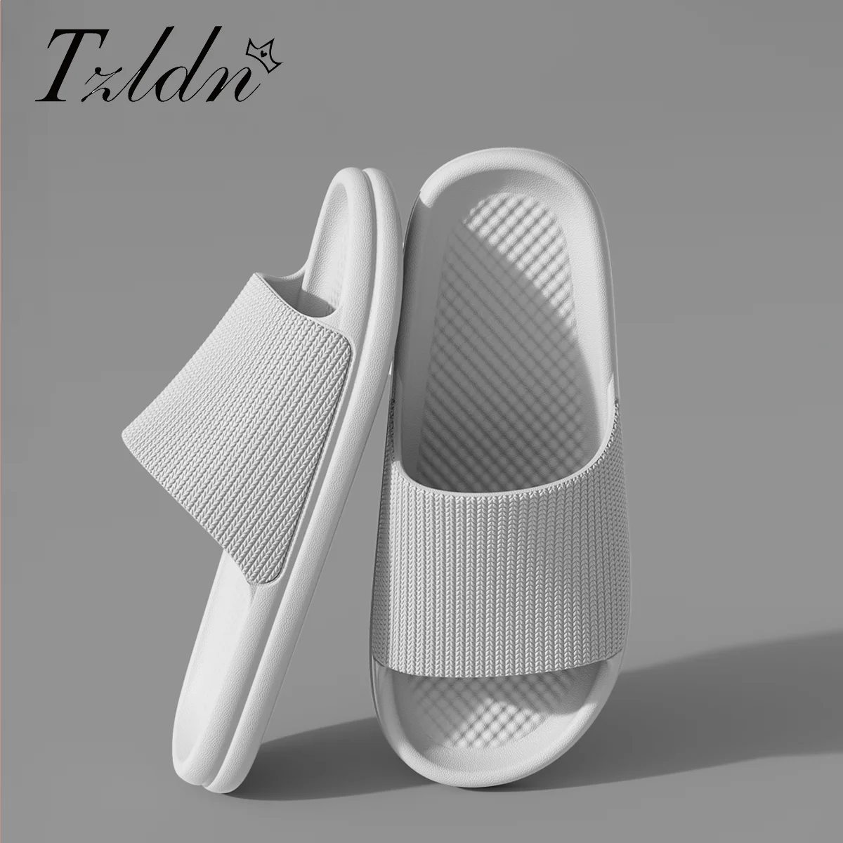 

TZLDN Women Summer Slippers Men Home Shoes Household Indoor Bathroom Bathing Couple EVA Slippers Sandals Slippers Anti-slip
