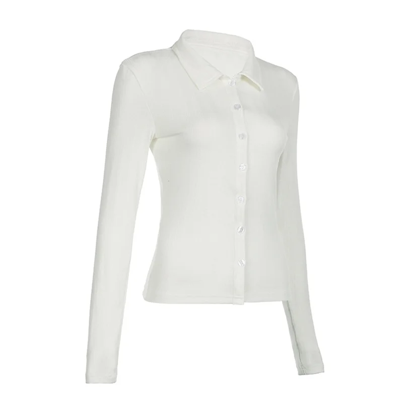 

【SEE】Women's Long Sleeve Shirts Button Down Casual Blouse Casual Outfit
