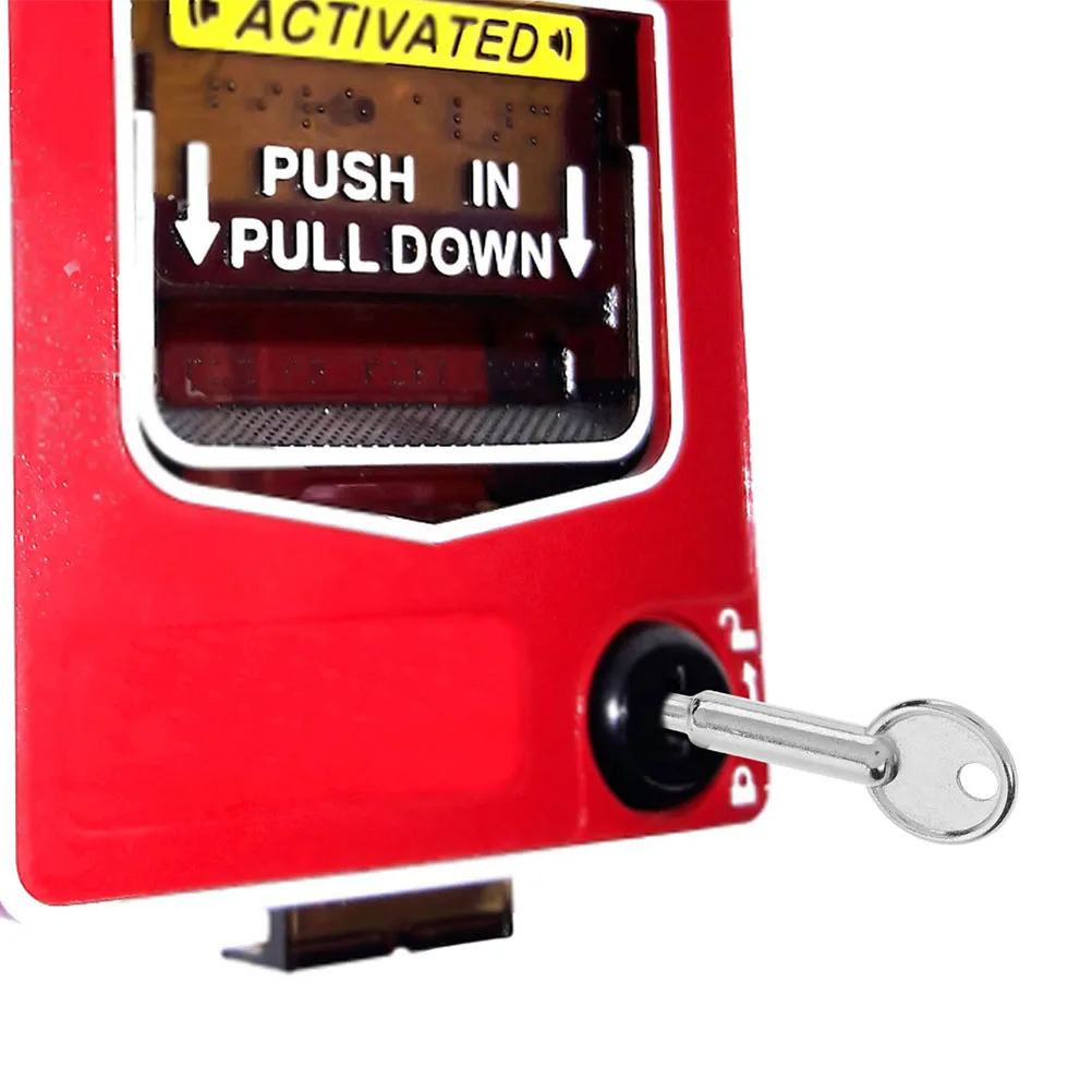 

20pcs Emergency Button Switch Sturdy Alloy Keys Replacement Stop Key 86Type Easy Operation Industrial Commercial
