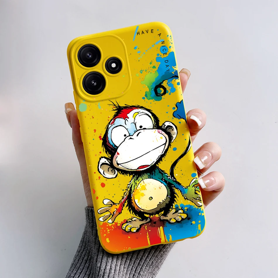 For Xiaomi Redmi 12 5G Case Redmi12 5G Cute Bear Cartoon Frog Soft Phone Cover for Redmi 12 5G Silicone Fundas 6.79\'\' TPU Coque