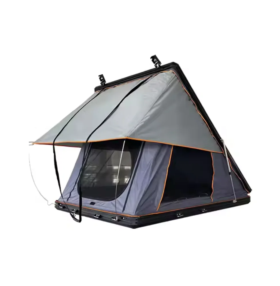 

Custom 4-Person Aluminum ROF Top Tent Waterproof Hard Shell Roof Top Tent For Outdoor Camping Modern For Car 4 Seasons