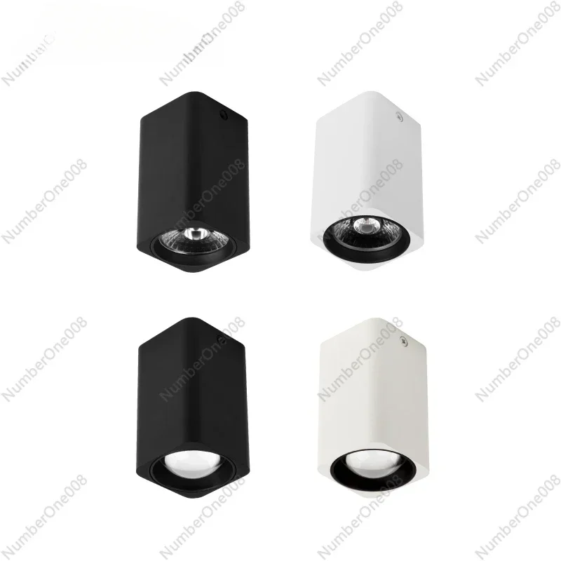 Surface Mounted Downlight Free Opening Square Simple Staircase Aisle Light Entrance Light