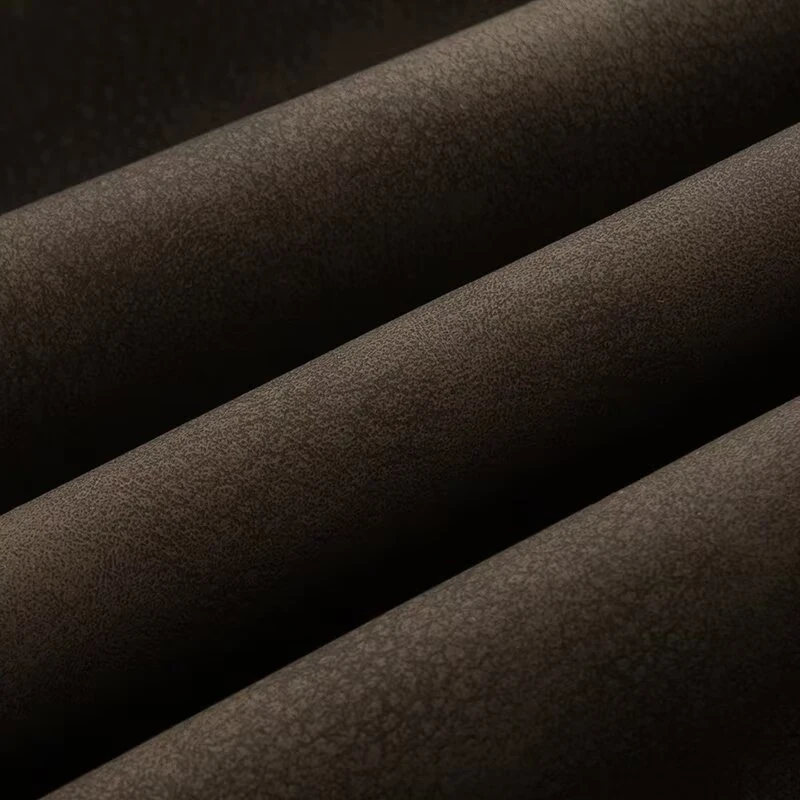 KEYANKETIAN شتاء جديد النساء الملابس الرجعية انفصال فو الفراء طوق جيب الديكور الكتف التصحيح سترة من جلد الغزال معطف المرأة #6