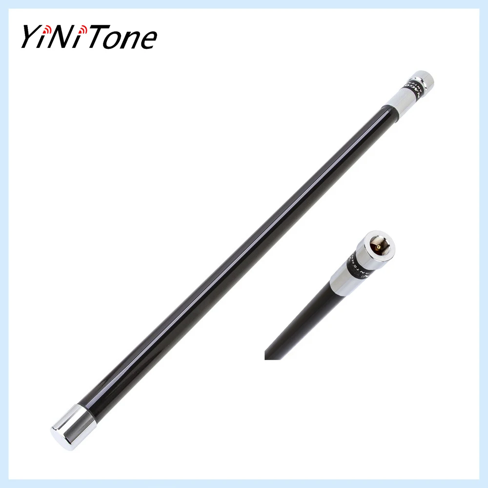 

Black NL-550 VHF UHF Dual Band 200W 3.0dBi High Gain Fiber glass Antenna for Car Mobile Two Way Radio