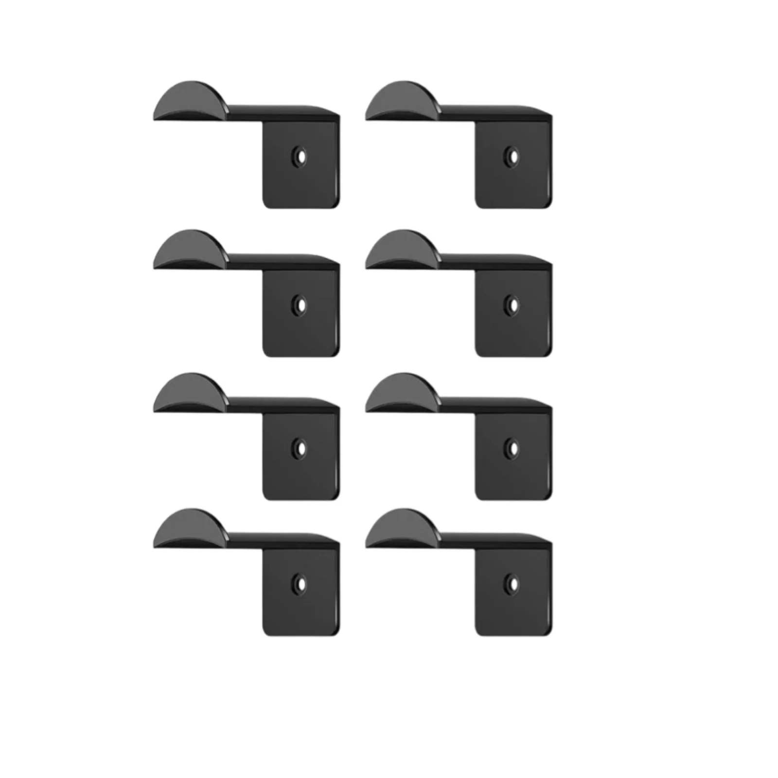  8 Pack Metal Hat Hooks Wall Mounted Hook Cap Holder Multipropose Storage Organizer Rack Home Room Storage Tools view 4