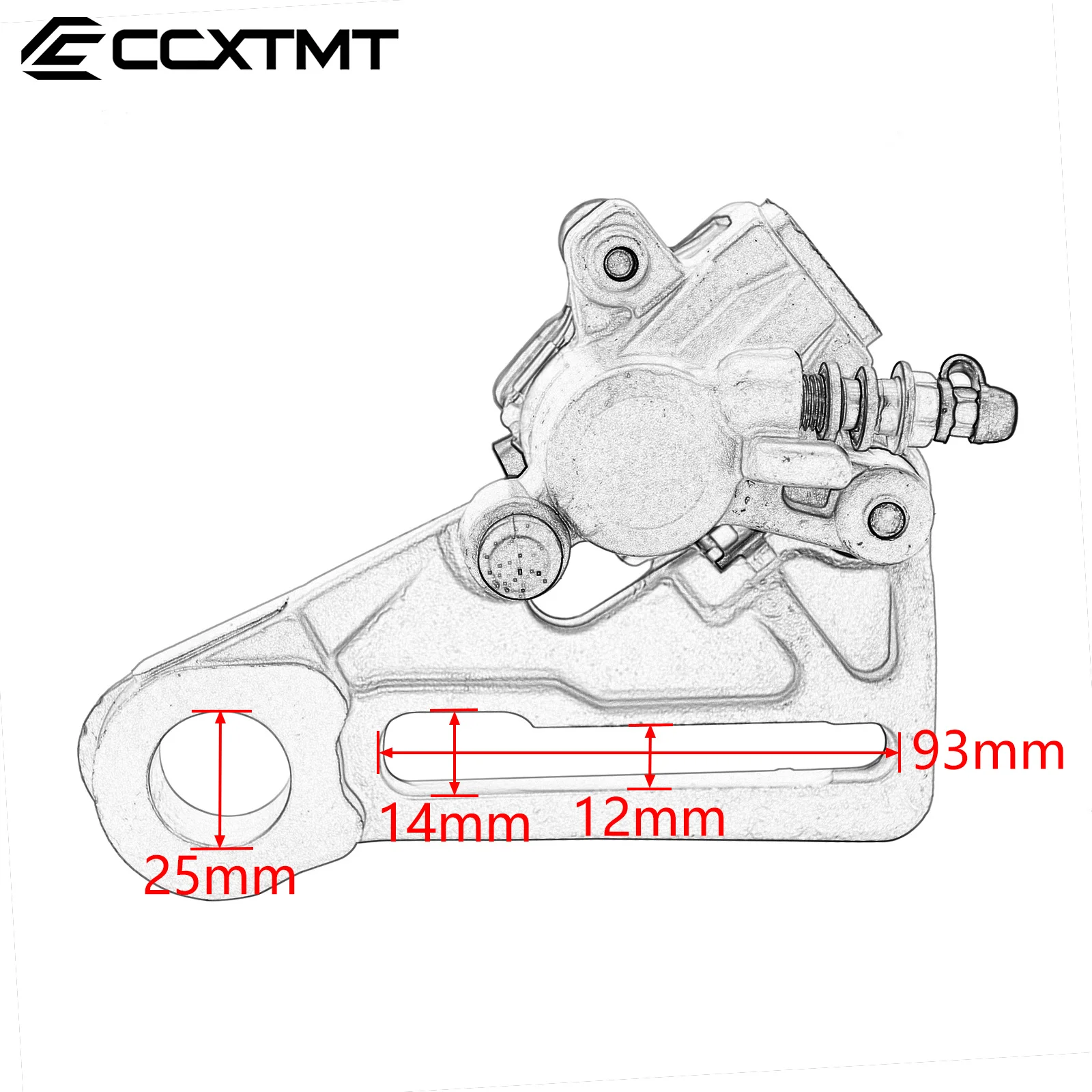 Motorcycle Rear Brake Pump Assembly Hydraulic Caliper For KTM SX XC EXC SXF XCF EXCF For Husqvarna TE FE TC FC TX FX 2014-2023 - view 4