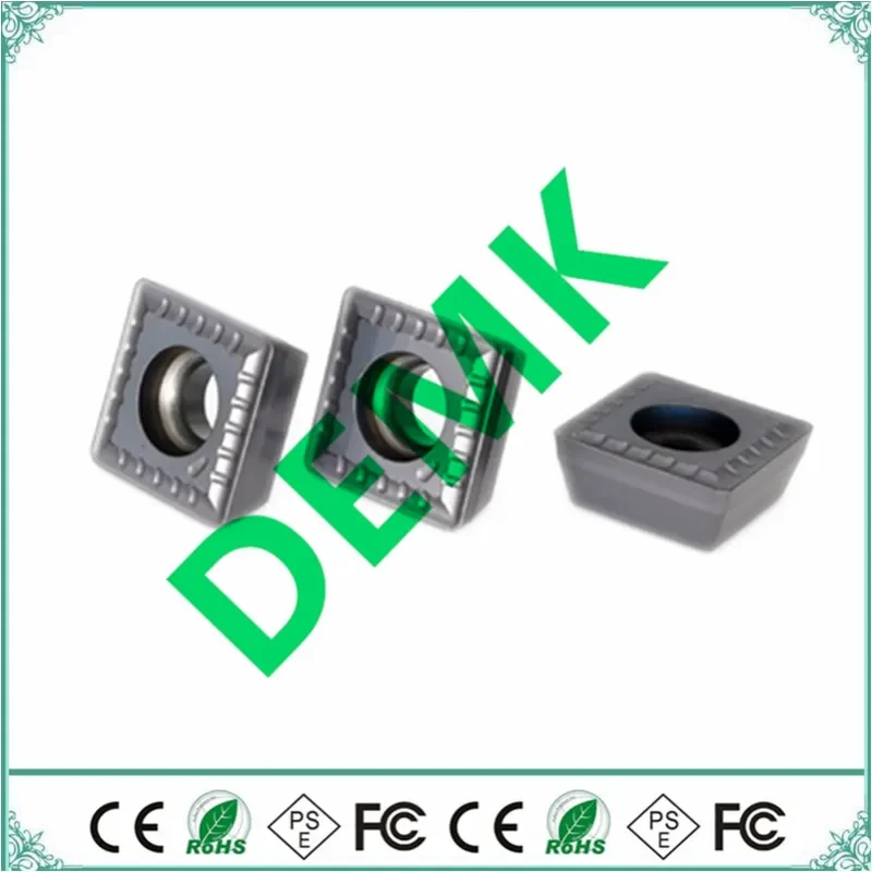 SPMG 050204   SPMG 060204   SPMG07T308 WCMX 030208 040208   Inserto indexable de taladro en U, flauta de chip eficiente especial de acero Universal, 10 Uds.