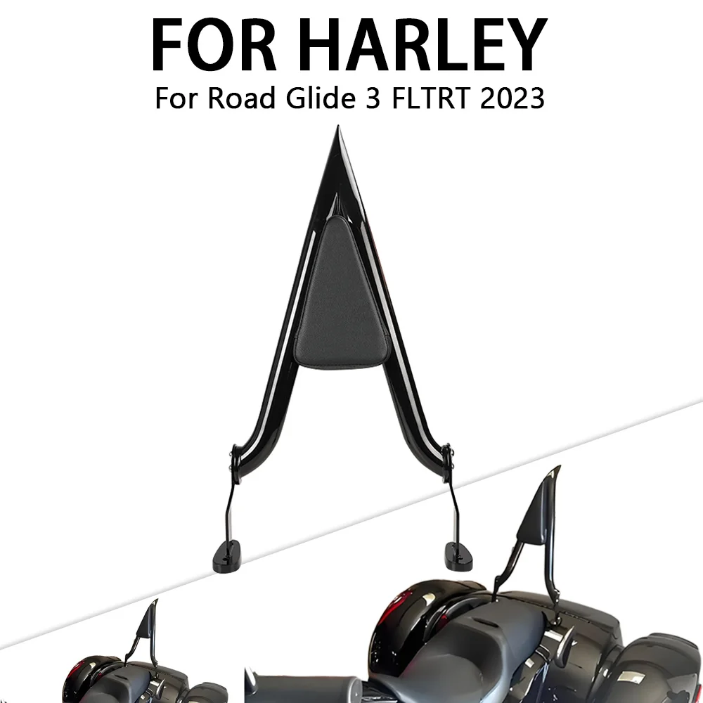 

Motorcycle Rear Passenger Sissy Bar Backrest Pad Fit For Harley Davidson Road Glide 3 FLTRT 2025 FLRT Freewheeler 2015 - 2025