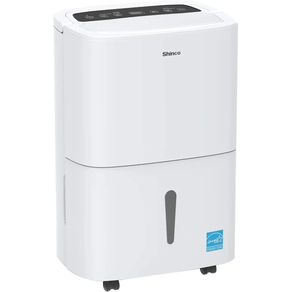 

7,000 Sq.Ft Energy Star Dehumidifier with Pump, Ideal for Large Industrial Rooms and Home Basements, Efficient Moisture Removal