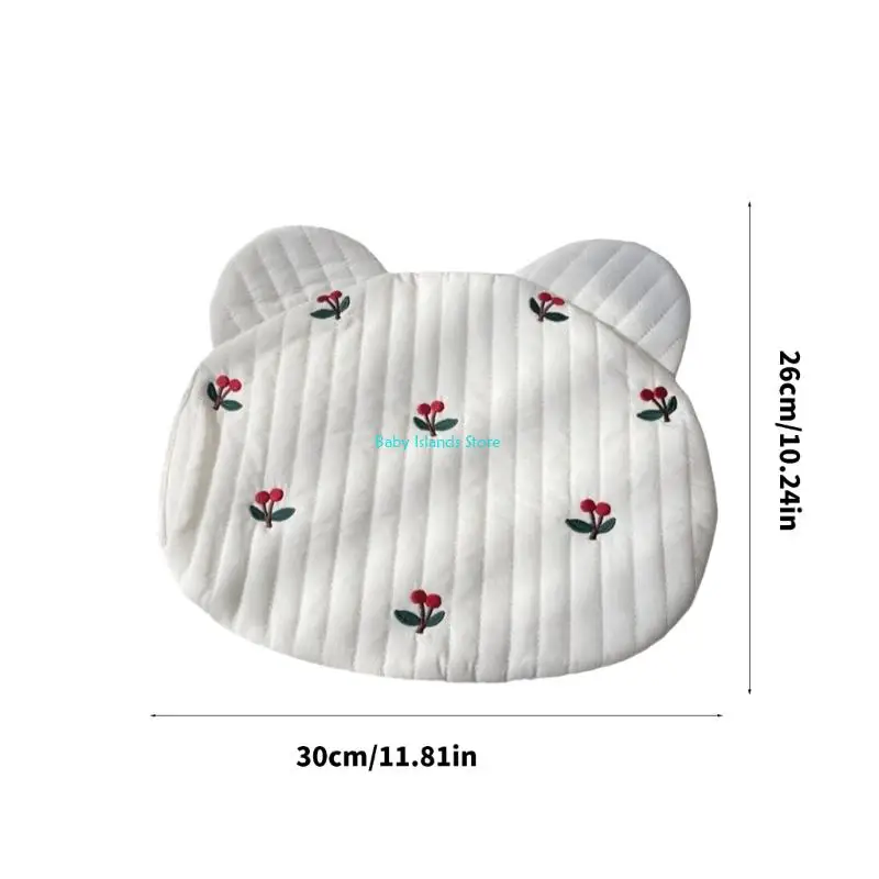 K92D เย็บปักถักร้อยเด็กวัยหัดเดินหมอนทารกหมอนนอนหลับรองรับเบาะสำหรับเปลเด็ก