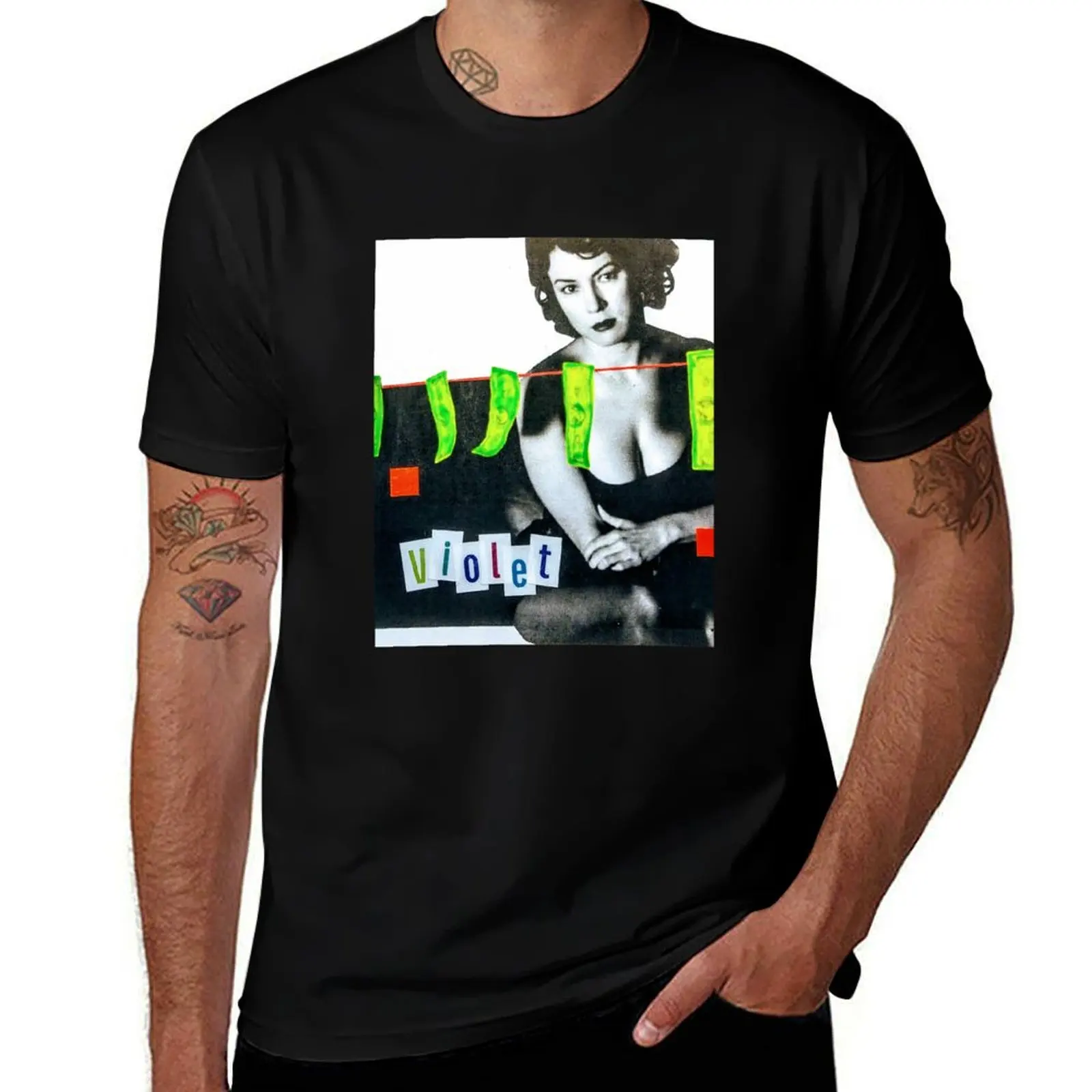 

Violet anime shirts for designer man luxury t t BOUND shirt T-Shirt brand shirts 100% men t cotton